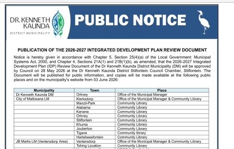 Public Meeting Announcement